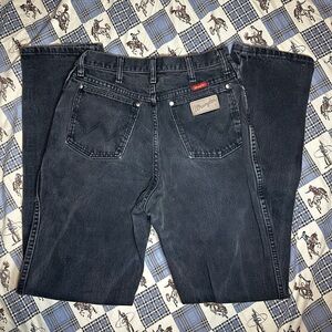 Vintage black Ladies Cowboy Cut Wranglers